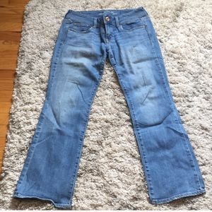 American Eagle slim boot light wash denim jeans